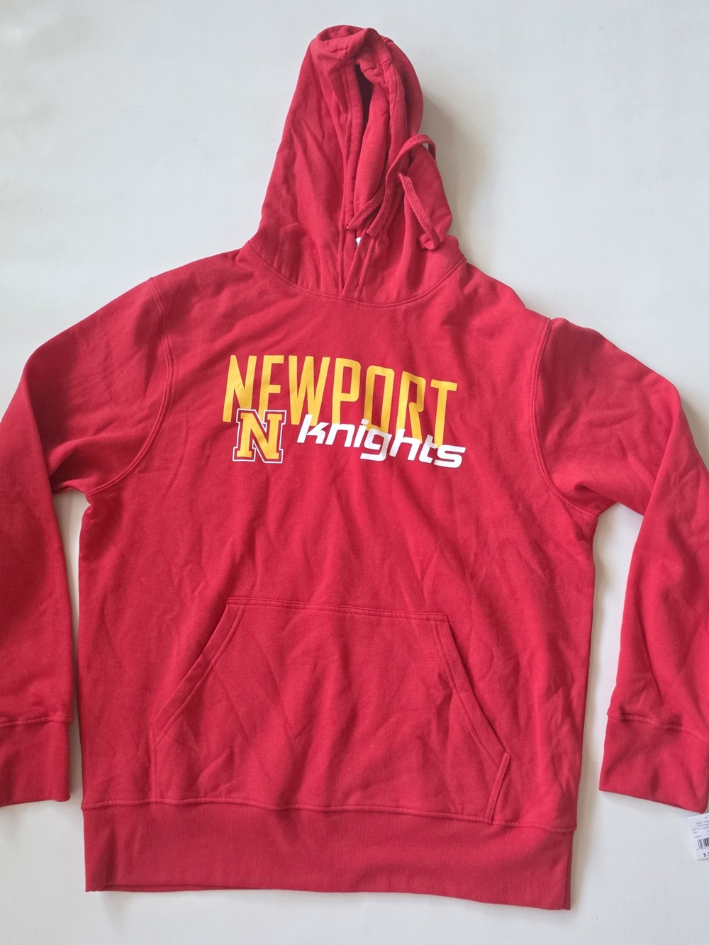 Newport Knights Red Hoodie - Graphic Pullover Size L